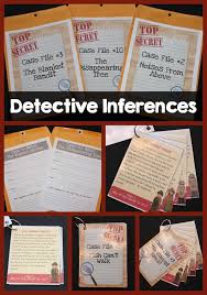 Allow Students To Make Inferences By Being Detectives Students Will Solve Ten Different Mysteries By Using Te Inference Inference Activities Inferring Lessons