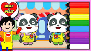 There are 55 bus coloring pages for sale on etsy, and they cost $4.85 on average. Kiki And Miu Miu From Babybus Coloring Page For Kids