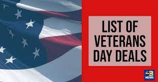 2019 Veterans Day Discounts And Freebies 8news