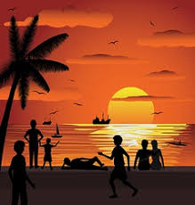 Beach Sunset Drawing Vector Images Over 980 Colored pencil drawings of butterflies.
