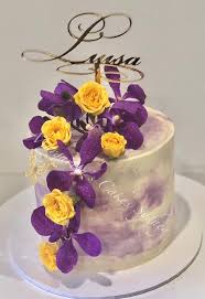 Find over 100+ of the best free yellow cake images. Purple Yellow Gold Birthday Margarita S Cakes Sydney Facebook