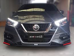 Which transmission options are available on nissan? Bodykit For Almera 2020 Drive 68 Style With Color Rstyle Racing