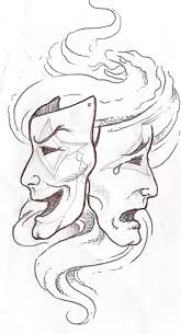 As of 2016, the masks are popularly used as symbols of the phrase for latin and asian gang tattoos. Smile Now Cry Later By Mindofabadgurl On Deviantart