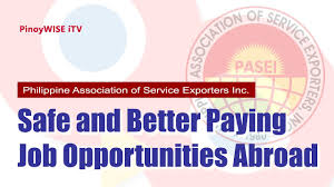 Check spelling or type a new query. Pasei Safe And Better Paying Job Opportunities Abroad Youtube