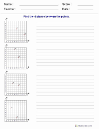 Distance And Midpoint Worksheet Answers Lovely Distance Formula Worksheet Generator Us In 2020 Writing Linear Equations Pythagorean Theorem Coordinate Plane Worksheets