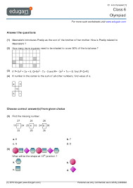 This journey culminates in the ks2 sats assessments where learners are able to. Grade 6 Olympiad Printable Worksheets Online Practice Online Tests And Problems Edugain Global