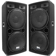Start date jun 29, 2016. Seismic Audio Pair Dual 15 Pa Dj Speakers 1000 Watts Pro Audio New 155 2 Walmart Com Walmart Com
