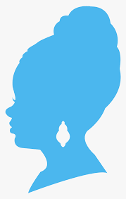 Naturally unbothered afro woman digital vector files featuring african american woman with afro chewing gum in svg, png, eps, dxf and jpg format. African American Women S Face Silhouette Hd Png Download Transparent Png Image Pngitem