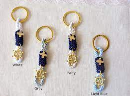Navy Blue Nautical Baptism Favors Keychains For Boys With Ship Etsy Nautical Baptism Baptism Boy Favors Personalized Baptism Favors