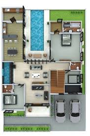 40x70 House Floor Plan With Furniture Layout In 2020 Duplex House Design Family House Plans Small House Design