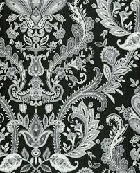 Black And White Paisley Print Gray Silver White Paisley On Black Wallpaper Md29430 D Marie Interiors Paisley Wallpaper Gold Paisley Wallpaper Black Wallpaper