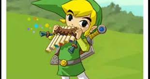 Link In The Video Game Series Legend Of Zelda Was Modeled After Pan And Peter Pan He Plays Many Magical Instrumen Pan Flute Legend Of Zelda Mario Characters
