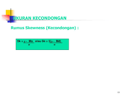 Statistik Deskriptif I Measures Of Central Tendency Ppt Download