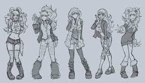 The Art of Madness — SHSL Gyaru! Practicing some ladies' fashion with...