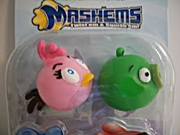 Angry birds Mashems Pink bird and Green pig series 3
