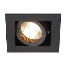 slv kadux 1 gu10 zwart kopen inbouw verlichting inbouw plafond verlichting