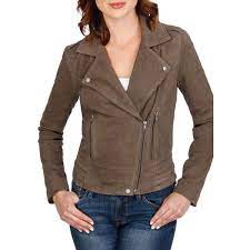 Lucky Brand Deep Taupe Suede Moto Jacket Women S 281 Liked On Polyvore Featuring Outerwear Jackets Suede Moto Jacket Womens Moto Jacket Clothes Design