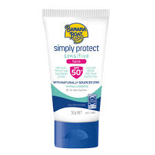 The advantage of transparent image is that it can be used efficiently. Buy Simply Protect Sensitive Face Sunscreen Lotion Spf 50 50 G By Banana Boat Online Priceline