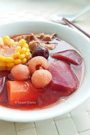 Beetroot Soup With Corn And Pork Ribs Souper Diaries Recipe Beetroot Soup Asian Soup Recipes Chinese Soup Recipes