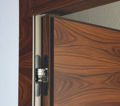Black Concealed Door Hinges For An Ultra Modern Sleek Look For Your Doors No Part Of The Hinge Is Visible When D Wooden Door Design Doors Interior Modern Door
