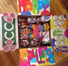 21st Birthday Present Ideas For Him Ireland Theme Box Ideas Birthday Care Packages Birthday Packages 21st Birthday Gifts