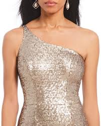 Dress The Population Bella One Shoulder Sequin Mermaid Gown Bella Population Dress Dress The Population Mermaid Gown Dresses