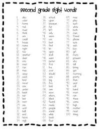 By the time students get to the second grade sight words, they've already memorized a large majority of the words they will need to know to be good readers. Second Grade Sight Word List Second Grade Sight Words Spelling Words List Grade Spelling