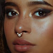 Sep·ta a thin partition or membrane that divides two cavities or soft masses. Moon Silver Clicker Septum Ring Moondance Regalrose Regalrose