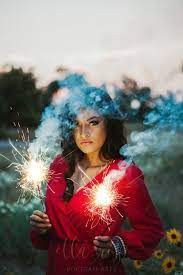 Amy Senior 2018 Fireworks Photography Sparklers Fireworks Photography Senior Portraits Girl