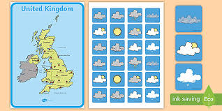 Worksheets, esl printable exercises pdf, handouts. United Kingdom Weather Forecasting Role Play Pack