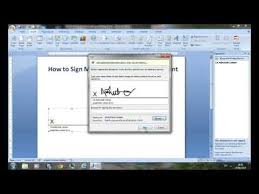 We use the word ways because there are two options to take. How To Attach Digital Signature In Ms Word 2007 Document Youtube