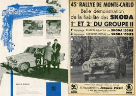 Du neuf avec du vieux. Seit 85 Jahren Erfolgreich Skoda Bei Der Rallye Monte Carlo Skoda Storyboard