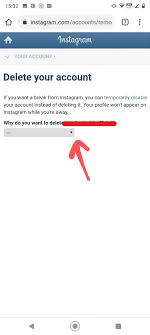 Once you've entered the password, tap temporarily deactivate account. How To Delete Instagram Account On Android Joyofandroid Com