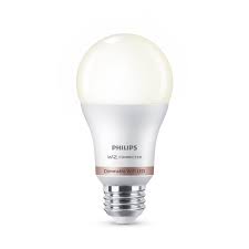 Philips Soft White A19 Led 60w Equivalent Dimmable Smart Wi Fi Wiz Connected Wireless Light Bulb 555474 The Home Depot