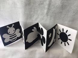 Black And White Baby Toys Etsy First Soft Book Black White Monochrome Buggy Book Felt Etsy Newborn Books Soft Book Black And White Baby