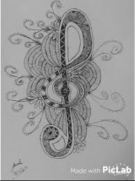 مفتاح صول مزيكا Peace Symbol Symbols Doodles