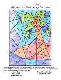 Molecular geometry background information and theory: Molecular Geometry Activities Worksheets Teachers Pay Teachers