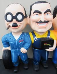 Manny Moe and Jack The Pep Boys 48" Tall Reproduction