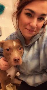 This beautiful girl is amazing. ❤️ My first pittie, and I am in love.