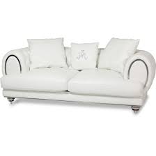 Every sofa includes free shipping to your doorstep and a guaranteed lowest price policy. Aico Michael Amini Mia Bella Leather Mansion Sofa In Cream For 8 929 00 In Living Room Seating Leather Sofas