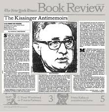 THE KISSINGER ANTIMEMOIRS