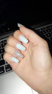 Sns Aqua Coffin Nail Design Sns Acrylic Nails Coffin Sns Nails Designs Acrylic Nails Coffin Short Sns Nails Colors