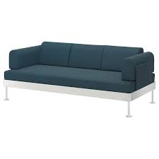 Delaktig 3er Sofa Hillared Dunkelblau Ikea Deutschland 3er Sofa Sofa Stoff Kissen Sofa