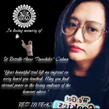 Today, we grieve the loss of our beloved sister Roselle Anne "Tsunehiko"  Calma from the Tau Gamma Sigma Metro Manila College Chapter. Her presence  brought light to those around her, and her
