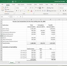 Income tax calculator helps you to do fundamental tax calculations for the financial year. Income Tax Calculator By Excel Formula Freelancer