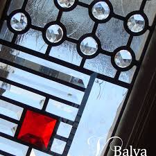 'stained glass window' is an adjective for 'insert' in the title you have used, rather than the object, as it would be in how to make inserts *for* stained glass windows. Contemporary Stained Leaded Glass Front Entrance Door W Crystal Jewels Beveled Textured Glasses