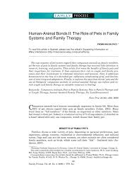 You will tools, books, and other resources to help with the pain and grief following the loss of a beloved pet. Pdf Human Animal Bonds Ii The Role Of Pets In Family Systems And Family Therapy