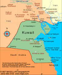 It shares its international boundary with saudi arabia in the south and iraq in the north. Kuwait Map Infoplease