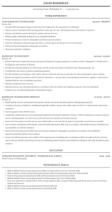 Do you need the best x ray technologist resume? Radiology Technologist Resume Sample Mintresume