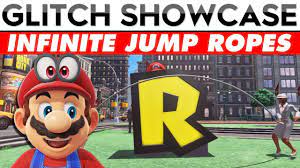 New Infinite Jump Rope Glitch Mario Odyssey Glitch Showcase Youtube